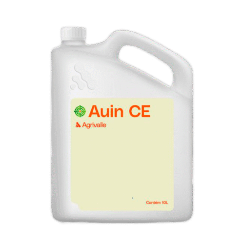 Embalagem de 10 litros do produto Auin CE da Agrivalle.