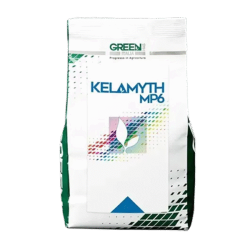 Saco de Kelamyth MP6 da Greenhas Group com design branco e detalhes coloridos e verdes.