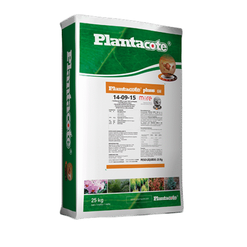 Saco de 25 kg do fertilizante Plantacote Pluss 6M 14-09-15