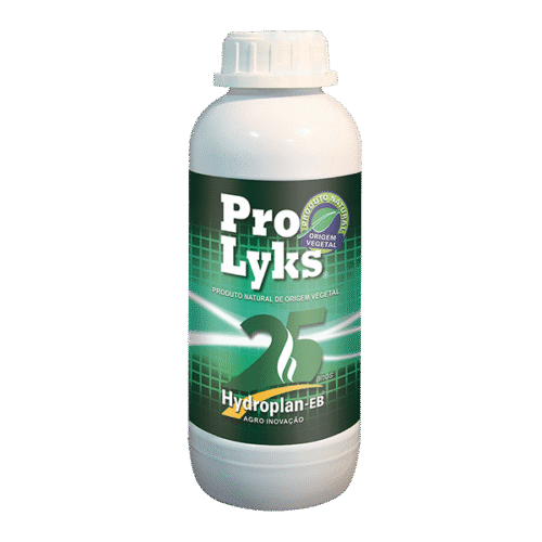 Frasco de 1 litro do ProLyks da Hydroplan-EB com rótulo verde e branco.